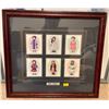 Image 3 : Cottage Theme Print In Frame 22Lx18H & Collectible Doll Art In Mahogany Frame 16Lx14H