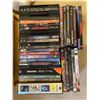 Image 2 : Assorted Lot Of DVDs, Handmade Wooden Box, & Cermaic Pig