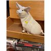 Image 6 : Assorted Lot Of DVDs, Handmade Wooden Box, & Cermaic Pig