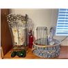 Image 1 : Assorted Collection Of Home Decor - Umbrella Stand, Scale, Tractor & More