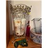 Image 2 : Assorted Collection Of Home Decor - Umbrella Stand, Scale, Tractor & More