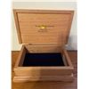 Image 2 : Hand Crafted Wooden Decorative Box 14Lx9Dx5H