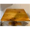 Image 2 : Solid Hardwood Log Cabin Style Table 30Lx24Dx32H