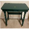 Image 1 : Vintage Green School Desk With Lid On Caster Wheels 27Lx17.5Dx30H