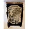 Image 1 : The Lord's Prayer Wall Art With Wooden Rack 61Hx46W