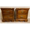 Image 1 : Matching Set Of 2 Nightstands 20Lx14Dx22H