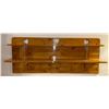 Image 1 : Hand Crafted Wooden Shelf 48Lx9Dx28H