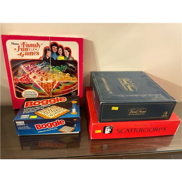 Assorted Collection Of Vintage Boardgames