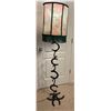 Image 1 : Vintage Handcrafted Iron Horseshoe Stand Lamp 64H