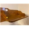 Image 2 : Hand Crafted Wooden Shelf 47Lx19Dx8H