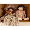 Image 1 : Assorted Collection Of Material Handmade Dolls 13H