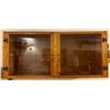 Image 1 : Vintage Hand Crafted Display Case With 2 Cabinet Glass Doors 53Lx13Dx28H