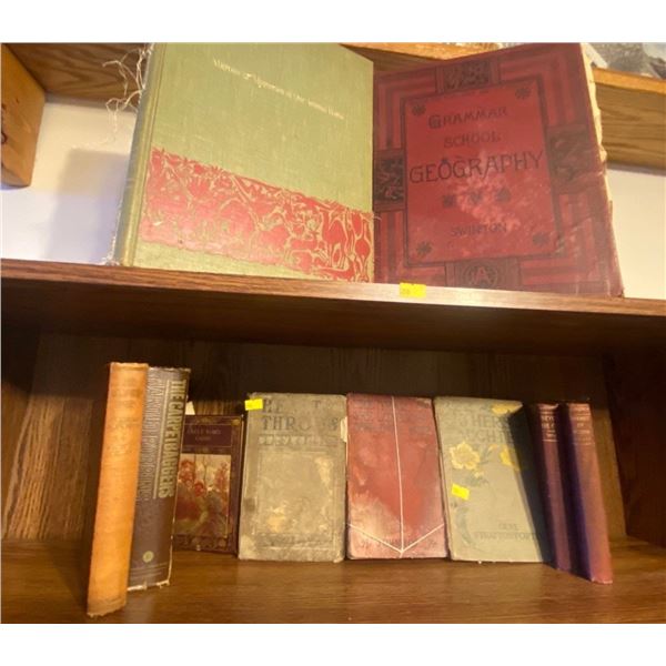 Assorted Vintage Books - Uncle Tom's Cabin, Her Father's Daughter, Heart Throbs & More