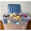 Image 2 : Assorted Collection Of New & Used Yarn With 50L Storage Container With Lid