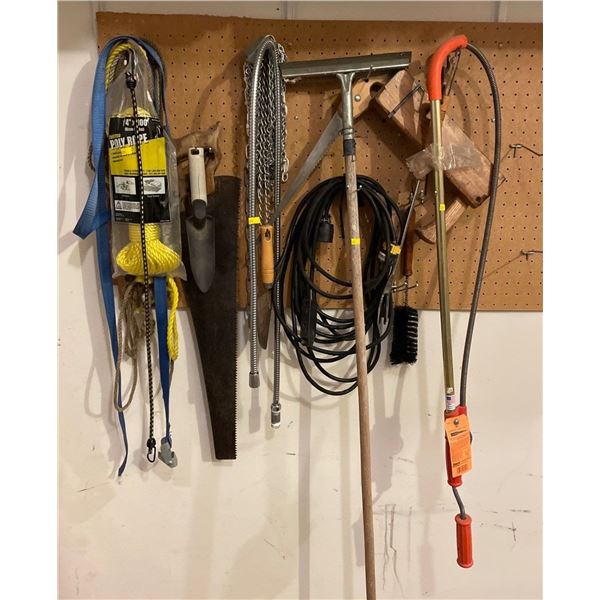 Assorted Collection Of Household Garage Items - Items Only Not The Cork Board