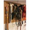 Image 2 : Assorted Collection Of Household Garage Items - Extension Cords, Shovel, & More