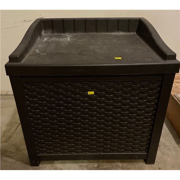 Suncast Outdoor Storage Bin - All Contents Included 23Lx17Dx23H