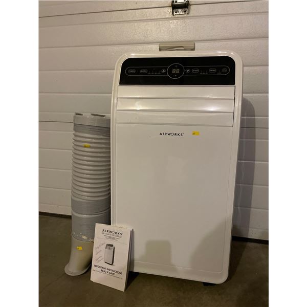 AIRWORKS 12,000 BTU Portable Air Conditioner With Manual & Remote Control