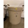 Image 2 : Assortment Of Containers - Animal Food Storage Bin, & Ceramic 5 Gallon Canister With Handles