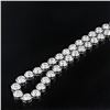 Image 2 : 20.49 ctw Diamond 18K White Gold Tennis Necklace