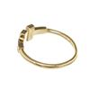 Image 3 : Tiffany & Co Gold T Wire Diamond Ring 5.5