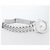 Image 8 : Rolex Ladies Quickset Stainless Steel Silver Index 18K White Gold Diamond Bezel