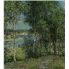 Image 1 : Willard Metcalf - A Family of Birches