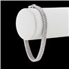 Image 3 : 6.04 ctw Diamond 18K White Gold Tennis Bracelet