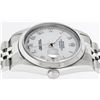 Image 7 : Rolex Mens Stainless Steel No Hole Sapphire White Roman Datejust With Jubilee Ba