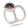 Image 1 : 3.92 ctw Black Diamond 14K White Gold Ring (4.56 ctw Diamonds)