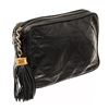Image 3 : Chanel Black Leather Fringe Shoulder Bag