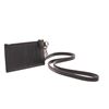 Image 3 : Balenciaga Black Calfskin Leather Logo Strap Cardholder