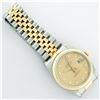Image 9 : Rolex Mens 2T Factory Champagne Diamond Dial 14K Yellow Gold And Stainless Steel
