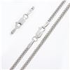 Image 7 : NEW Unisex Solid 14k White Gold 2mm Miami Cuban Curb Link 24" Chain Necklace
