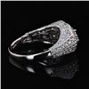 Image 3 : 0.70 ctw SI3 CLARITY CENTER Diamond Platinum Ring (2.16 ctw Diamonds)