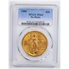 Image 1 : 1908 $20 No Motto Double Eagle Gold Coin PCGS MS63