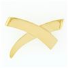Image 1 : Estate Vintage Tiffany & Co. Paloma Picasso 18k Yellow Gold Large "X" Pin Brooch