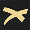 Image 2 : Estate Vintage Tiffany & Co. Paloma Picasso 18k Yellow Gold Large "X" Pin Brooch
