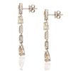 Image 3 : 2.80 ctw Diamond Platinum Earrings