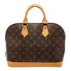 Image 1 : Louis Vuitton Brown Monogram Canvas Leather Alma PM Satchel Bag