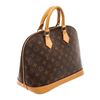 Image 3 : Louis Vuitton Brown Monogram Canvas Leather Alma PM Satchel Bag