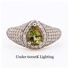 Image 2 : 1.41 ctw Alexandrite and 0.84 ctw Diamond Platinum Ring (GIA CERTIFIED)