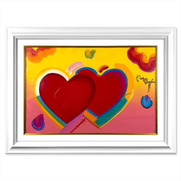 Two Hearts by Peter Max