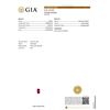 Image 4 : 1.03 ctw UNHEATED Ruby and 0.50 ctw Diamond Platinum Ring (GIA CERTIFIED)