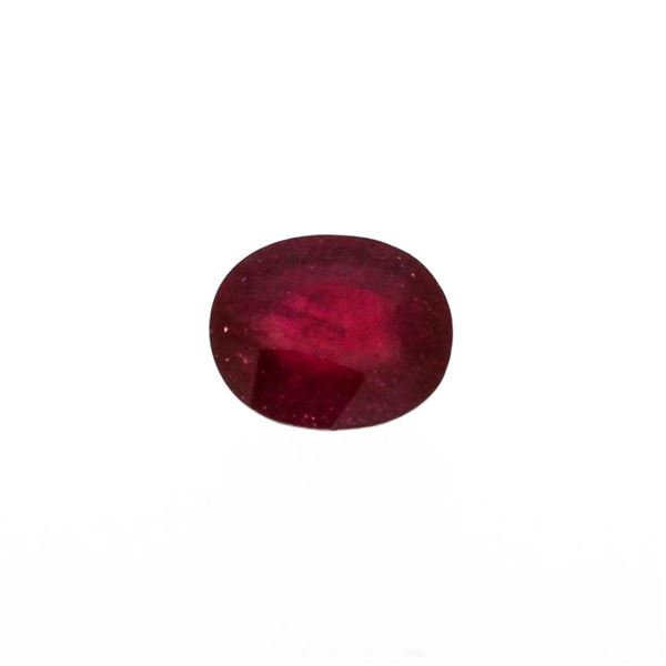6.16 ctw Oval Cut Natural Ruby