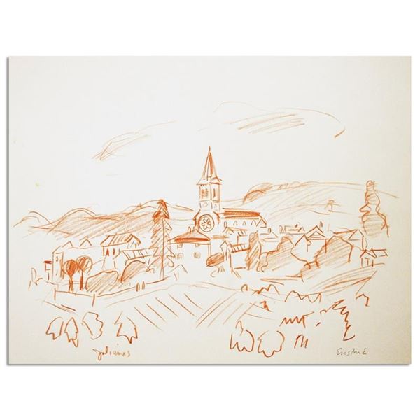 View Of Julienas In Beaujolais, France by Ensrud Original