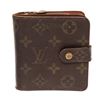 Image 1 : Louis Vuitton Brown Monogram Canvas Compact Zippy Wallet