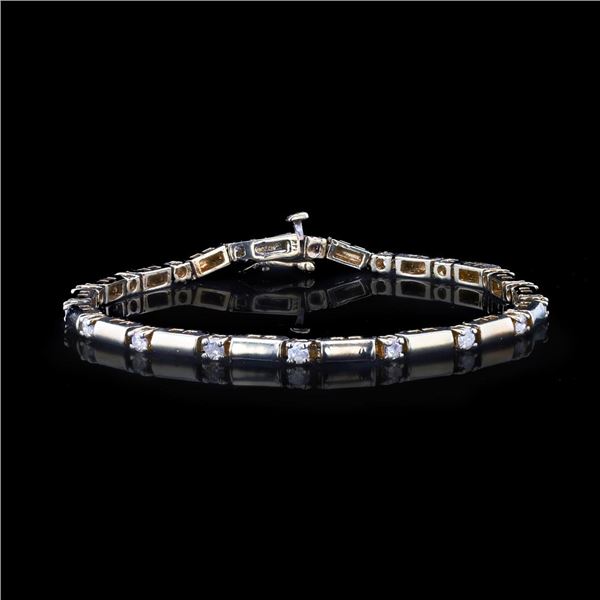 1.00 ctw Diamond 14K Yellow Gold Bracelet