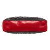 Image 4 : Chanel Black Red Lambskin Leather Matelasse Chain Shoulder Bag