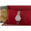 Image 2 : Rolex Stainless Steel White Roman And Gold Diamond Bezel Oyster Perpetual With B